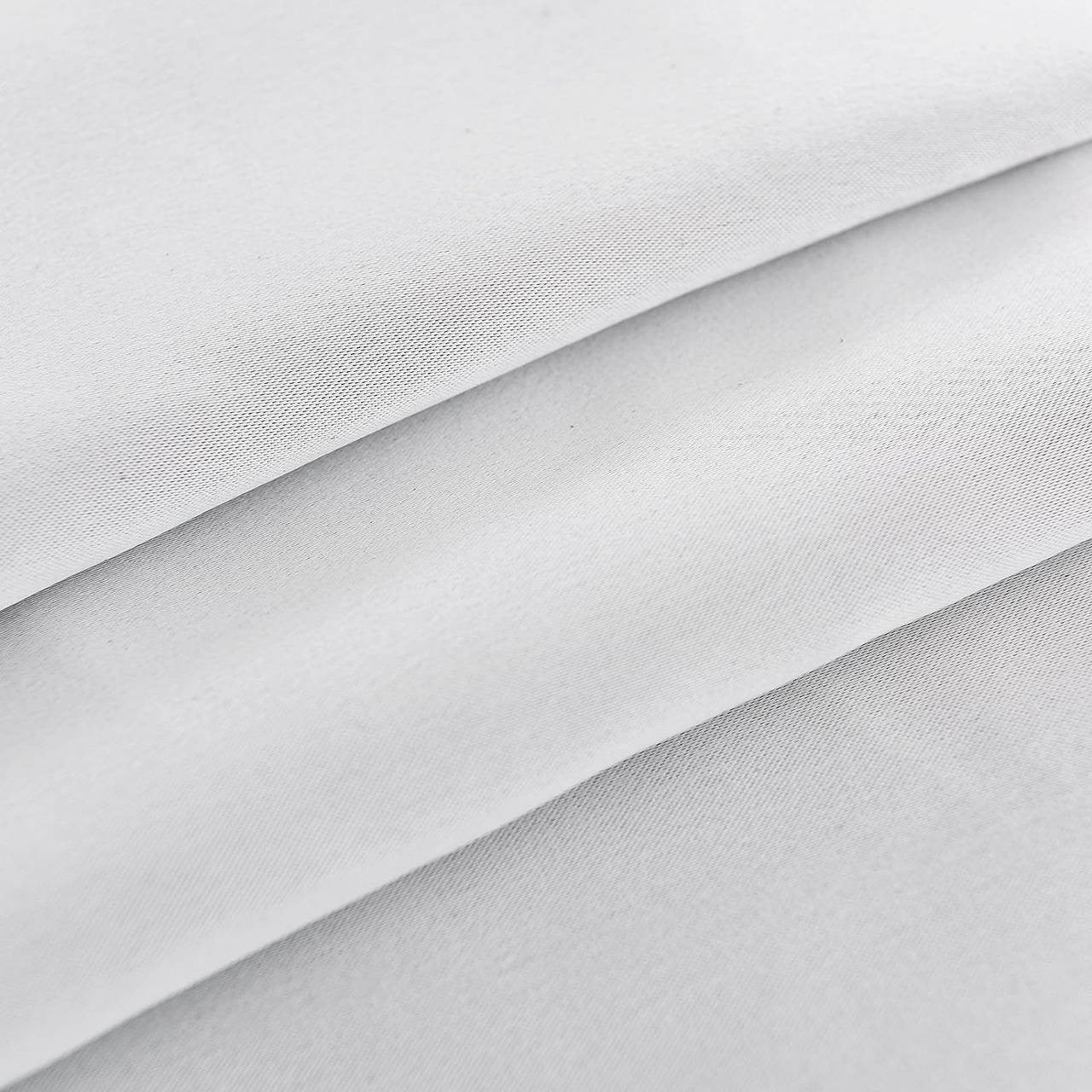 24goodz Blackout Curtain - Energy Saving - Sound Absorbing - 100% Polyester - White - 135x245 cm - ws