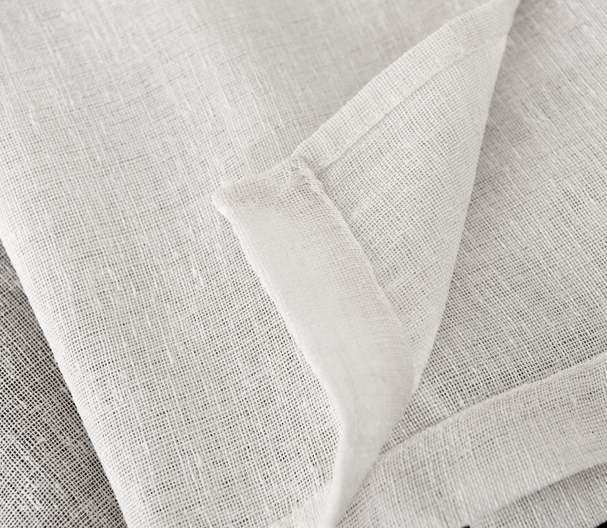 24goodz Transparent Curtains with Ruffles - Light Filtering Design - 100% Polyester - For Home Decor - White 140x175 cm - ws