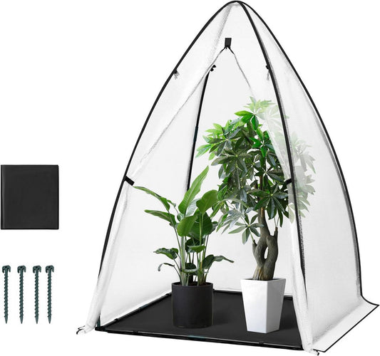24goodz Mini Greenhouse - High-Quality Material - Stable Construction - Double-Sided Bubble Foil - For Gardeners - 120 x 180 x 120 cm