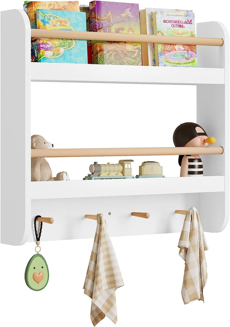 24goodz Kids Bookcase - Smart Storage Solution - Open Design - MDF - For Children - 60x55x12 cm