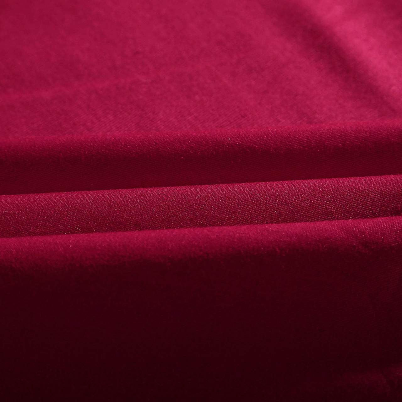 24goodz 50x50 cm Cushion Cover - Soft and Skin-Friendly - OEKO-Certified - 100% Cotton - Bordeaux - bd