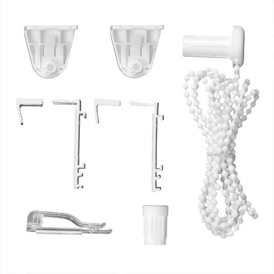 24goodz Klemmfix Clamp Bracket Set - Easy Installation Without Drilling - Includes 3M Adhesive Pads - For All Common Roller Blinds - Black