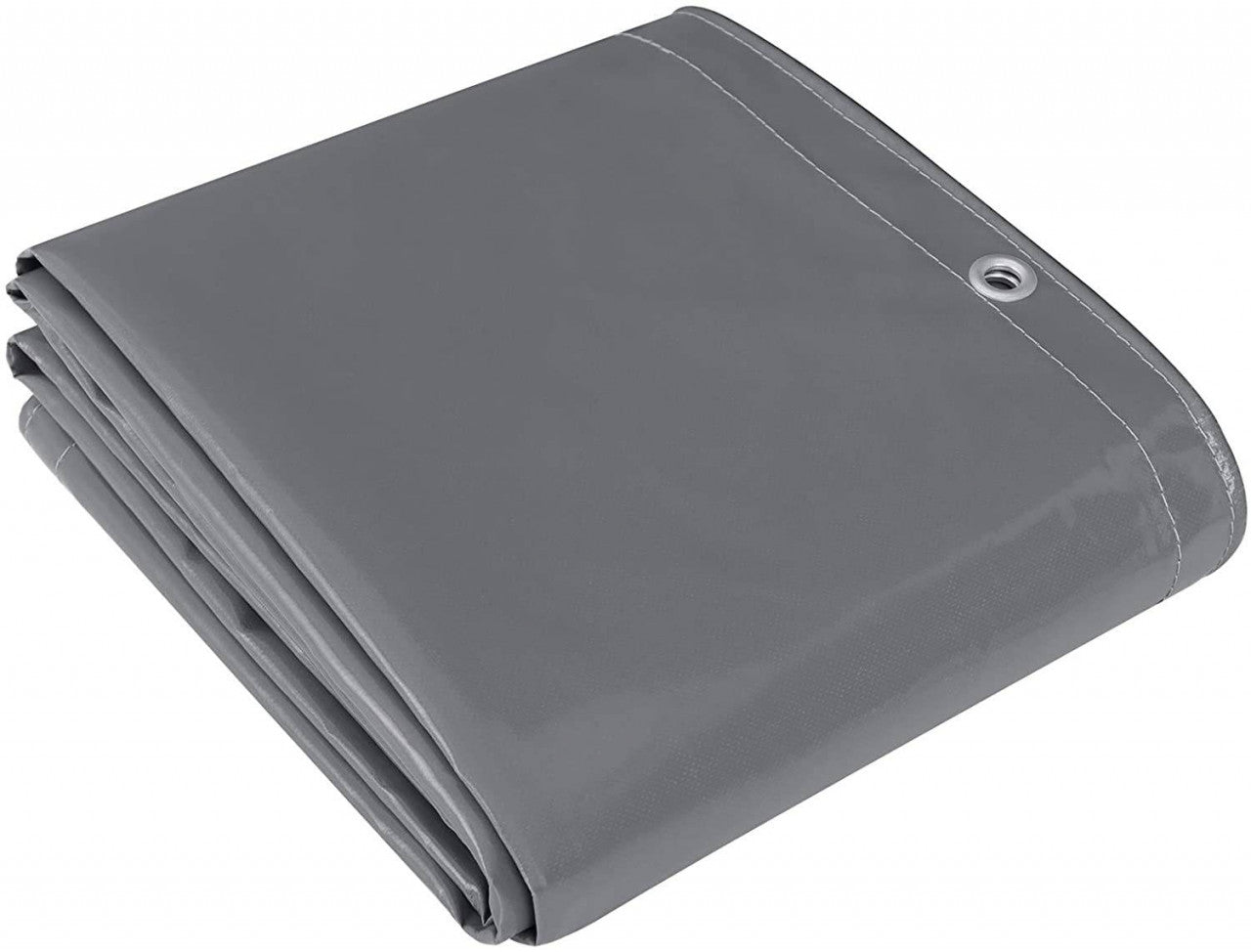 24goodz PVC Tarpaulin Waterproof Cover 500 g/m² - Durable & Weatherproof - PVC - For Outdoor Use - Dark Grey 3x6 m - dgr