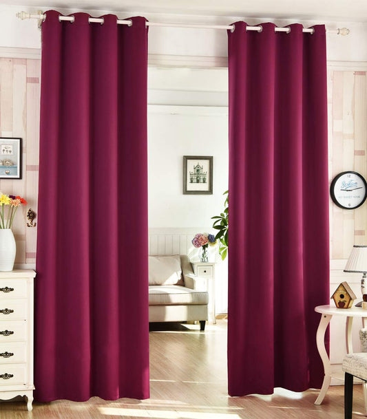 24goodz Blackout Curtains with Eyelets - Energy Saving & Sound Absorbing - 100% Polyester - For Any Room - 135x225 cm - Black/Beige - bb