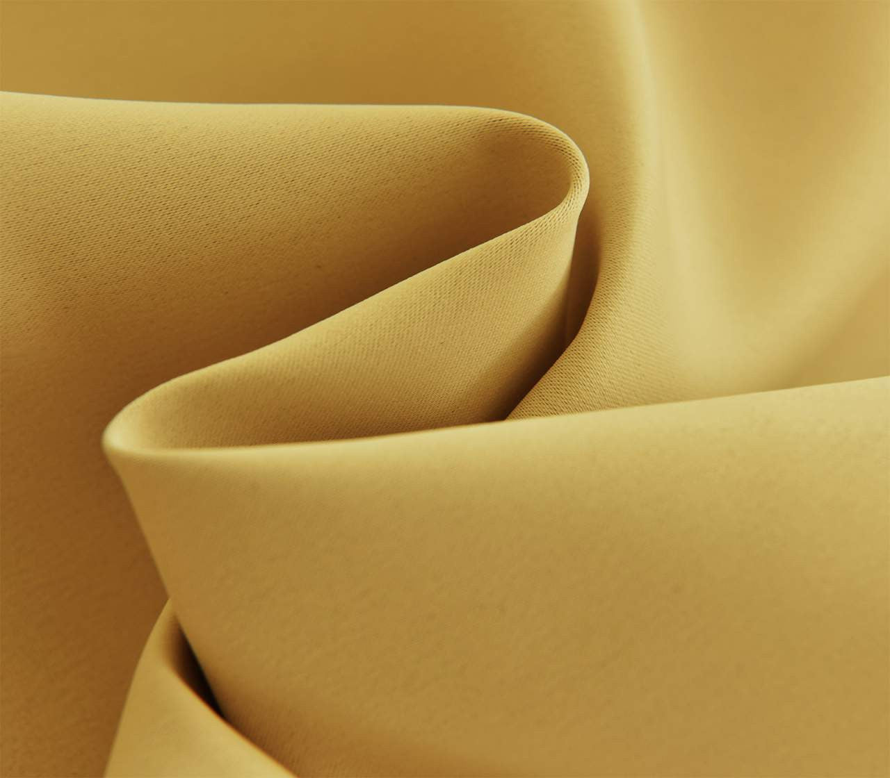 24goodz Elegant Sheer Curtains - Energy Saving - Sound Absorbing - 100% Polyester - Yellow - 135x225 cm - gb