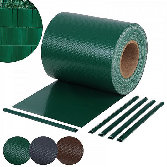 24goodz Privacy Strips - High-Quality UV Resistant - Easy to Install - PVC - For Outdoor Spaces - Green - gn