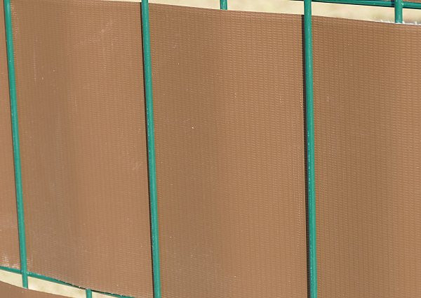 24goodz Privacy Screen - 100% Shade Protection - Durable PVC - For Gardens and Balconies - Brown