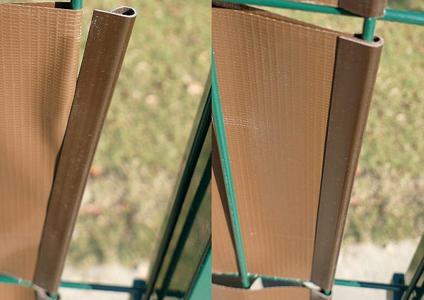 24goodz Privacy Screen - 100% Shade Protection - Durable PVC - For Gardens and Balconies - Brown