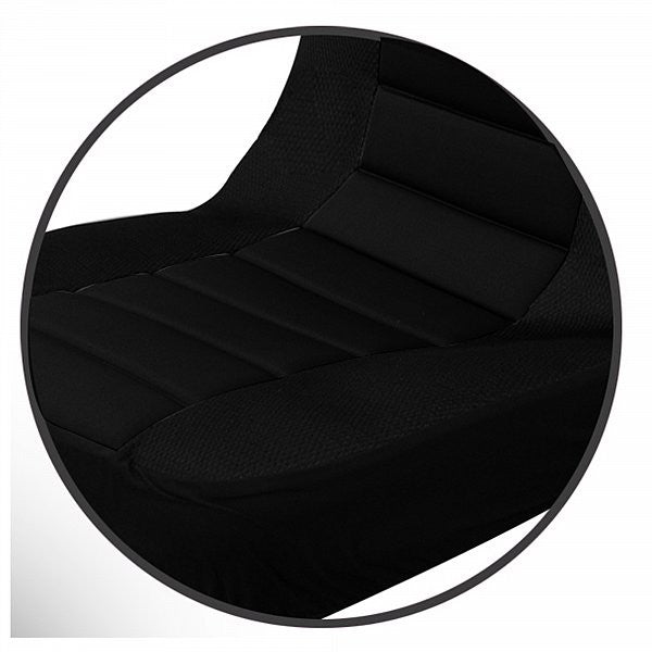24goodz Car Seat Cover Set - Durable and Easy to Install - 100% Polyester - For Families - Black