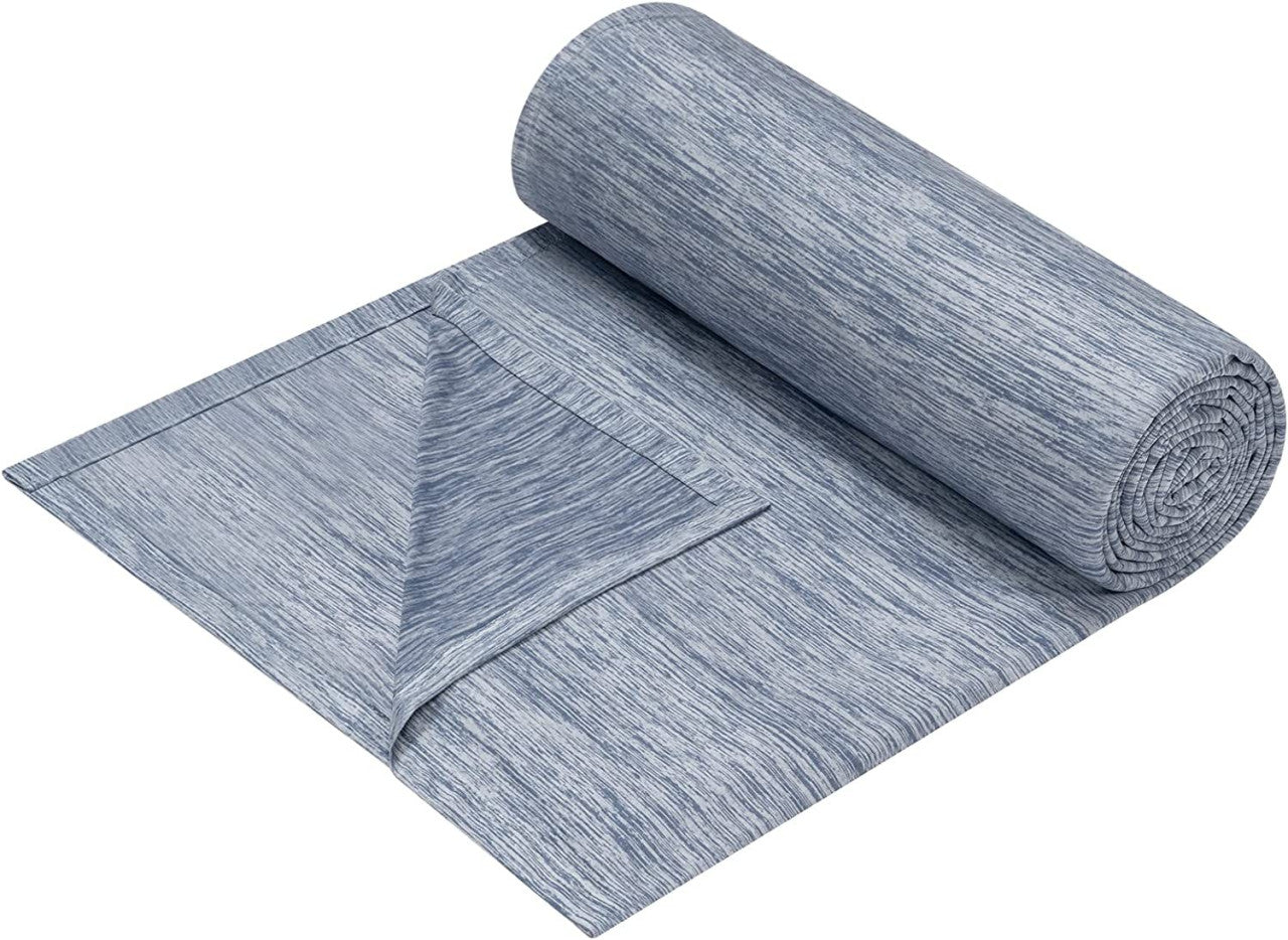 24goodz Self-Cooling Blanket - Eco-Friendly Material - Comfortable and Breathable - Nylon and Polyethylene - For Adults - Blue 220 x 240 cm