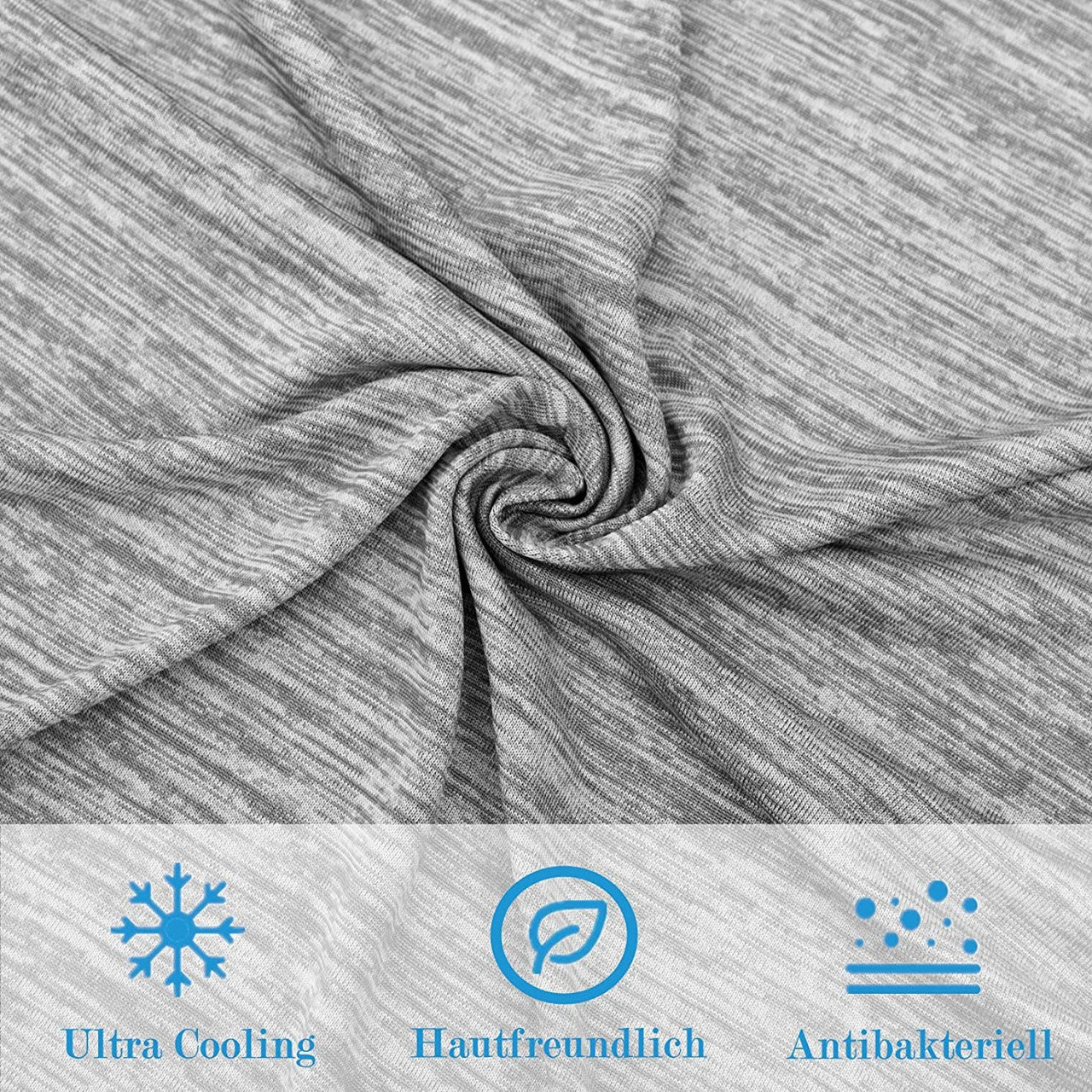 24goodz Self-Cooling Blanket - Eco-Friendly Material - Comfortable and Breathable - Nylon and Polyethylene - Grey - 150 x 200 cm