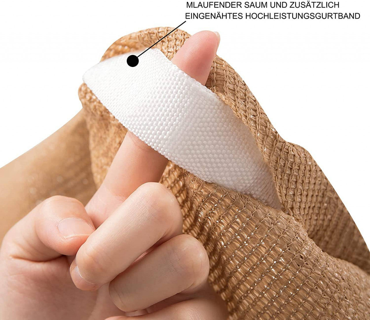 24goodz
Zonnescherm HDPE Windscherm UV-bescherming Zand5x5x5 m - sd