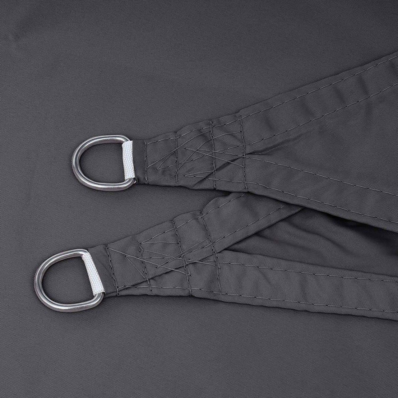 24goodz Sun Shade Sail - 93% UV Protection - Water-Repellent and Tear-Resistant - 100% PES - Grey - 3x3x4.25 m