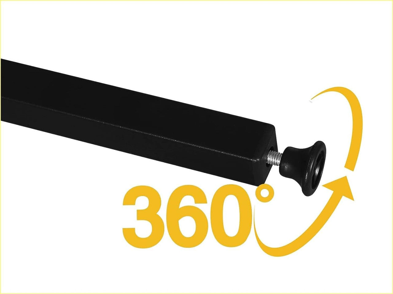 24goodz 5-Tier Storage Shelf - Heavy Duty and Durable - Wood and Steel - For Home Organization - White + Light Oak - 60 x 27.5 x 160 cm - hei