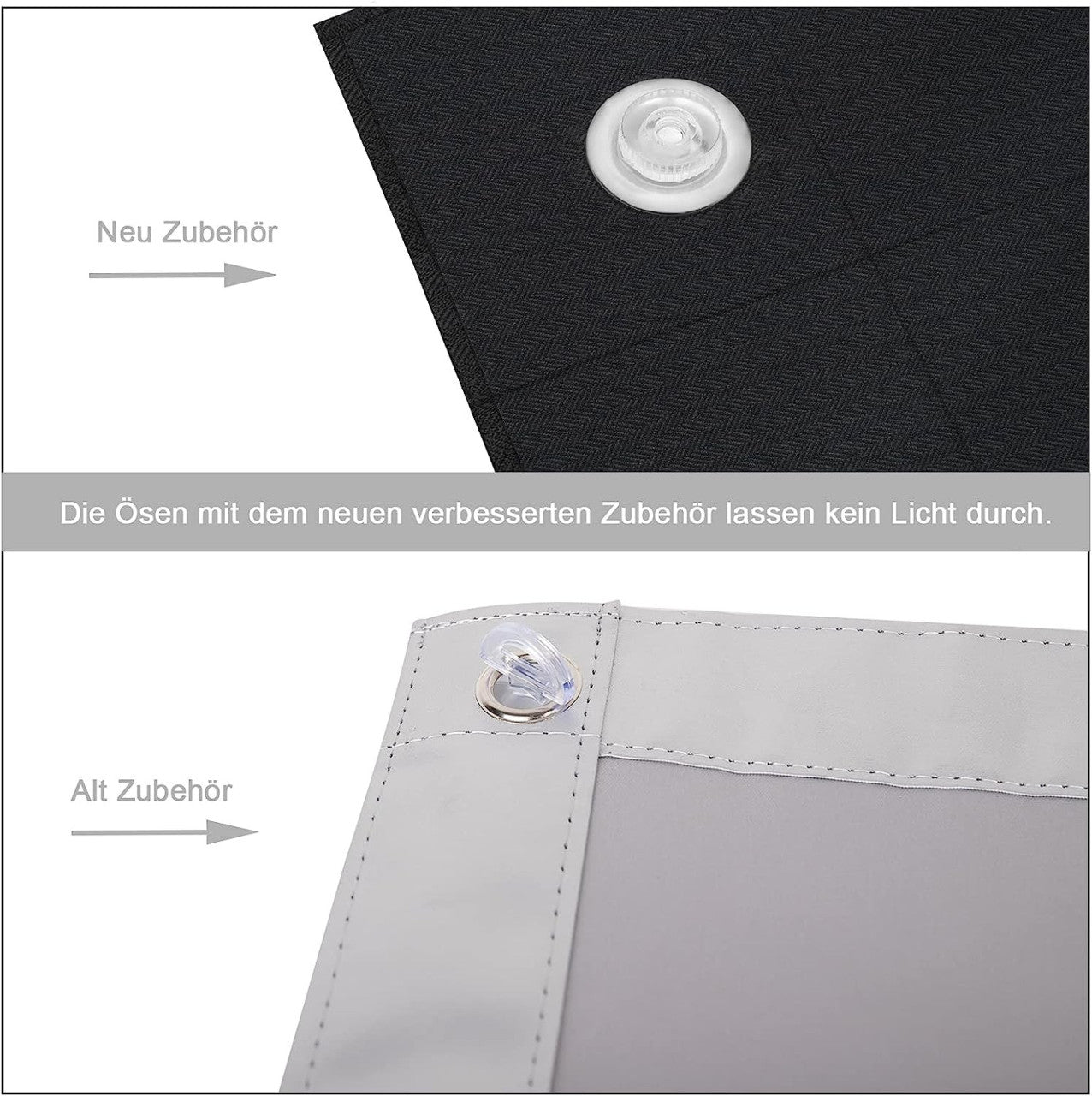 24goodz Thermal Roof Window Roller Blind - Improved Suction Cups - 100% Light Blocking - Polyester - For Indoor Use - Black 76x115 cm - sz