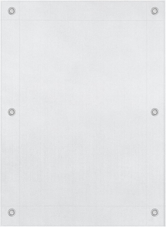 24goodz Thermal Blackout Roller Blind for Roof Windows - Improved Suction Cups - 100% Light Blocking - Polyester - For Home and Office - White 96x93 cm