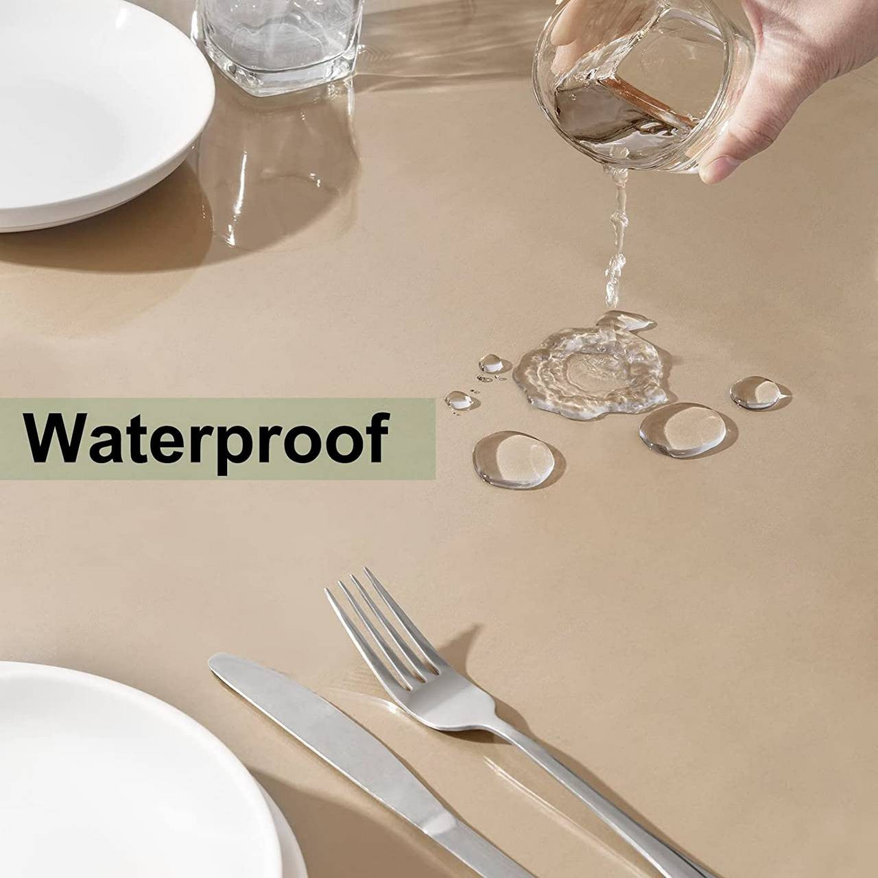 24goodz Transparent PVC Table Protector - Durable and Tear-Resistant - 2 mm Thick - For Home and Office - 90 x 140 cm - tp