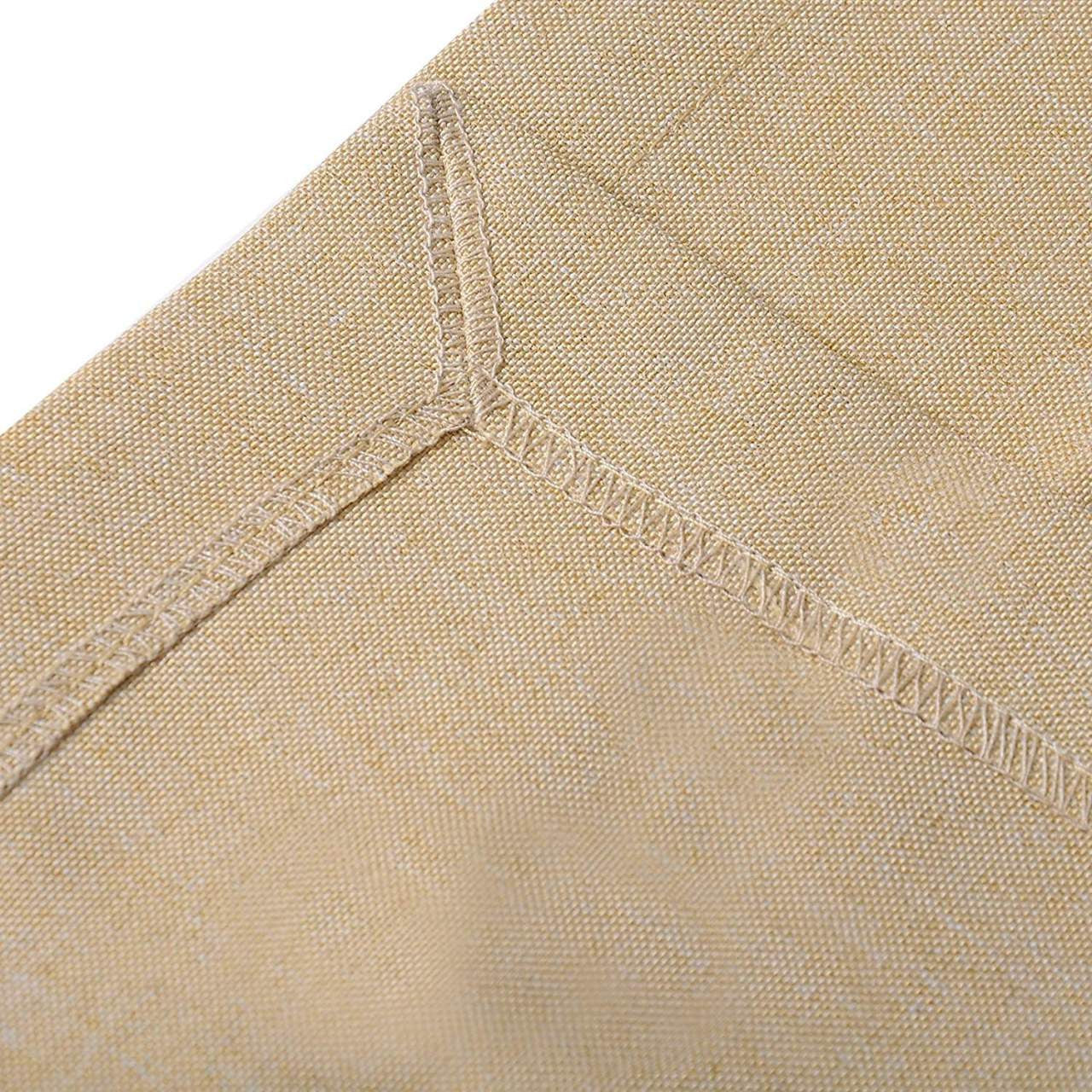 24goodz Tablecloth - Water-Repellent - Easy to Maintain - 100% Polyester - Sand - 110x140cm - sd