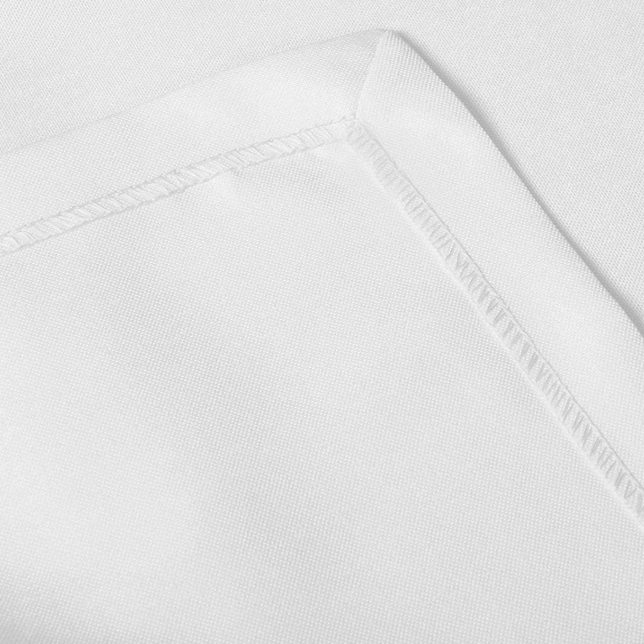 24goodz Tablecloth - Water-Repellent - Easy to Maintain - 100% Polyester - White - 130x220 cm - ws