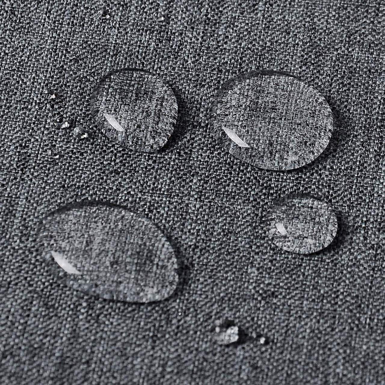 24goodz Tablecloth - Water-Repellent - Easy to Maintain - 100% Polyester - Grey - 130x260cm