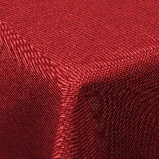 24goodz Tablecloth - Water-Repellent - Easy to Maintain - 100% Polyester - Red - 130x160 cm - rt