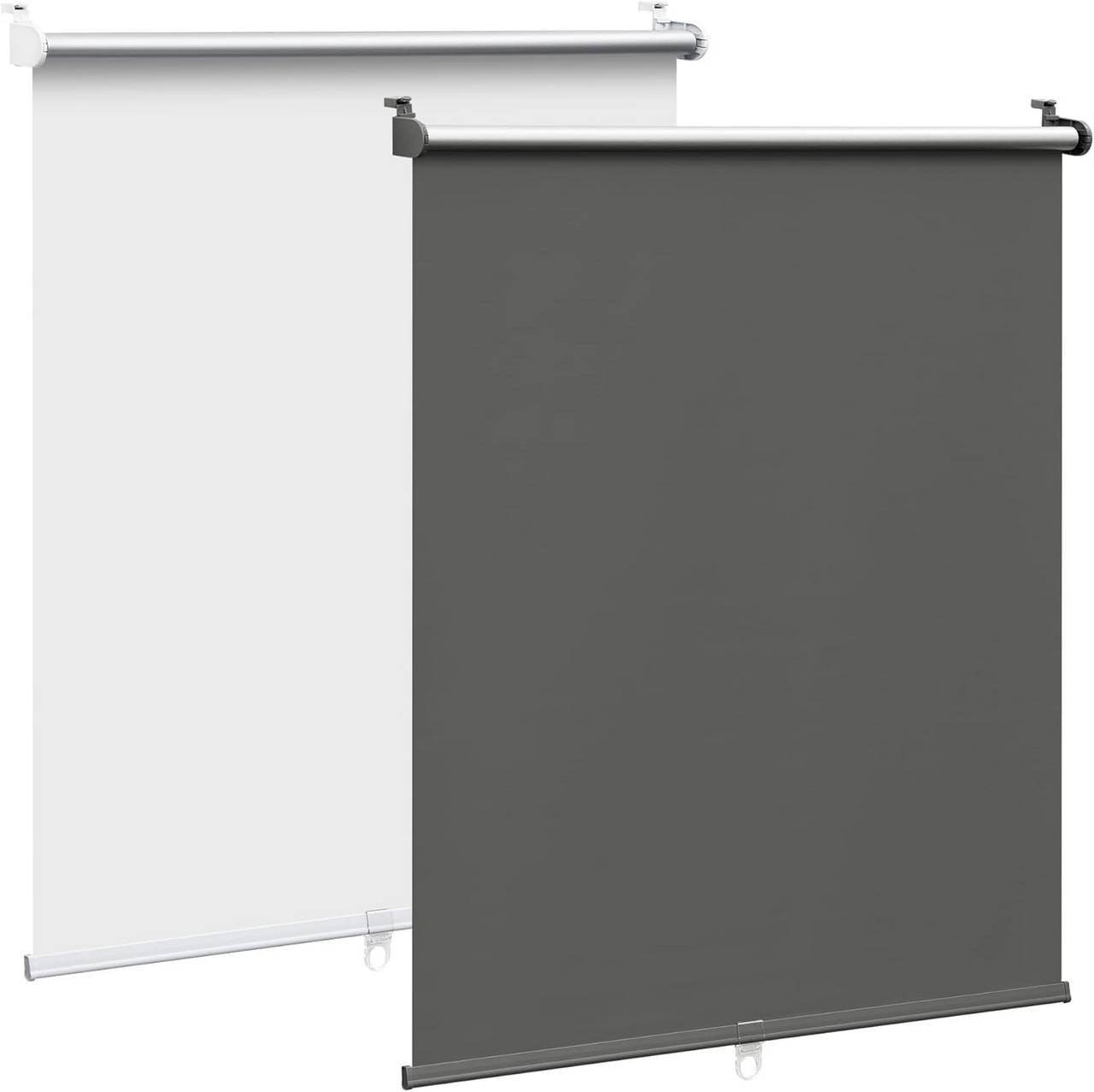 24goodz Blackout Roller Blind - Wireless Design for Easy Use - 200 g/m² Polyester - For Home and Office - Anthracite 80x150 cm