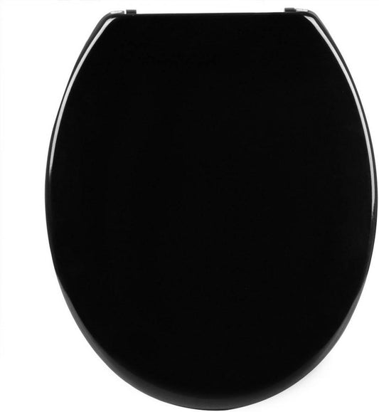 24goodz Oval Duroplast Toilet Seat - Soft-Close Mechanism - Durable - For Standard O-Shaped Toilets - Colourful - 37.1 x 45.5 cm