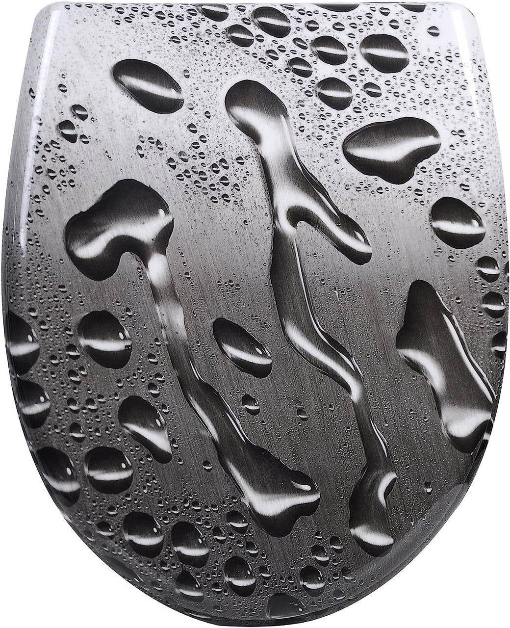 24goodz Duroplast Toilet Seat - Soft-Close Mechanism - Easy Cleaning - Duroplast - For Everyone - Multicolour