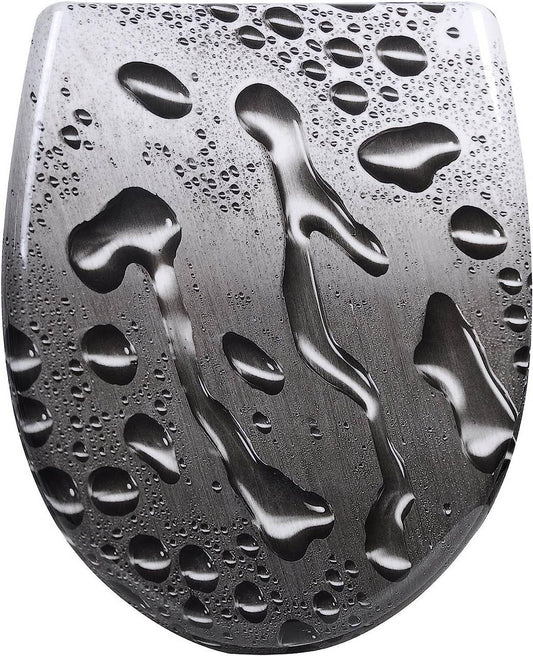 24goodz Duroplast Toilet Seat - Soft-Close Mechanism - Easy Cleaning - Duroplast - For Everyone - Multicolour