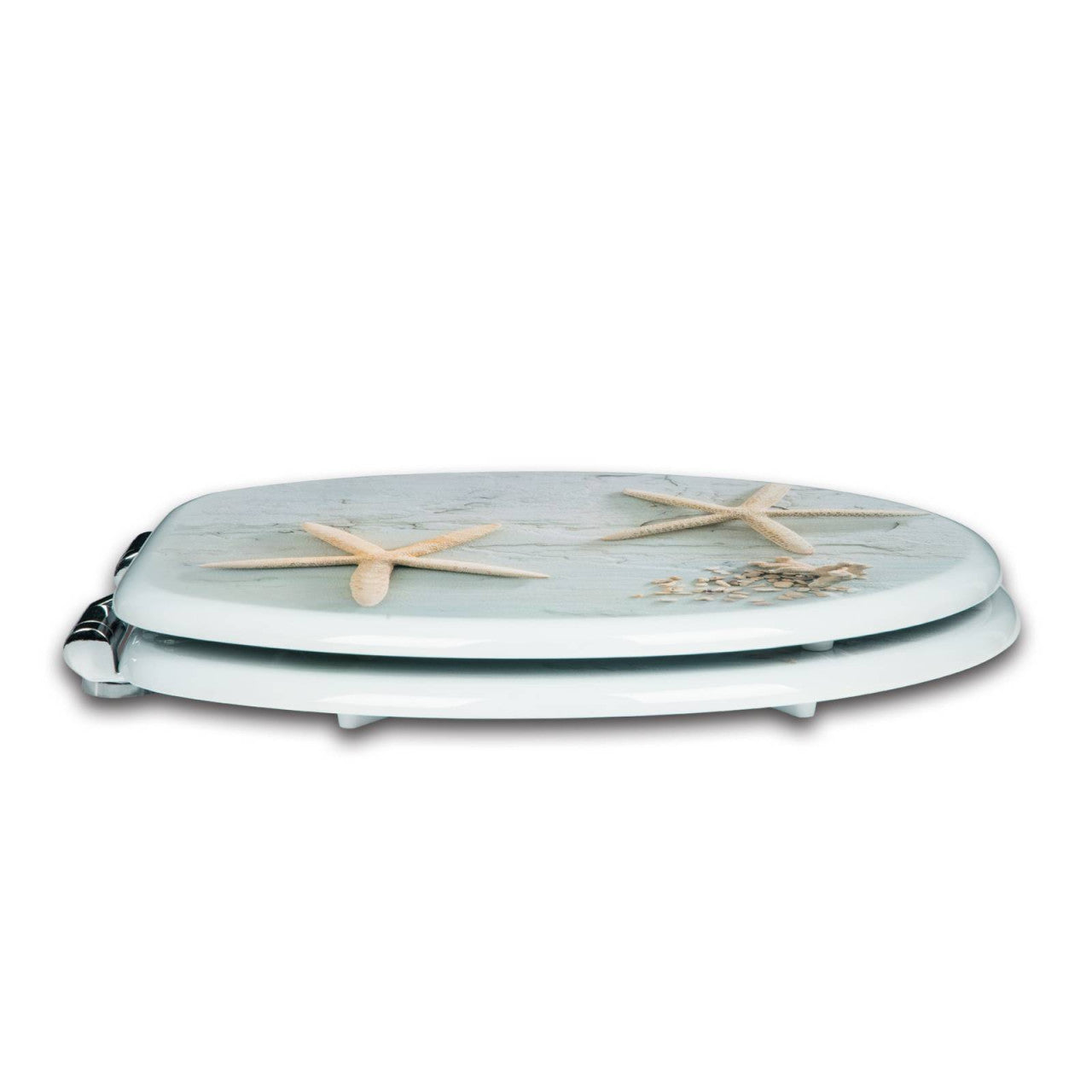 24goodz Soft-Close Toilet Seat - Antibacterial and Durable - MDF - Universal Fit - Printed Design