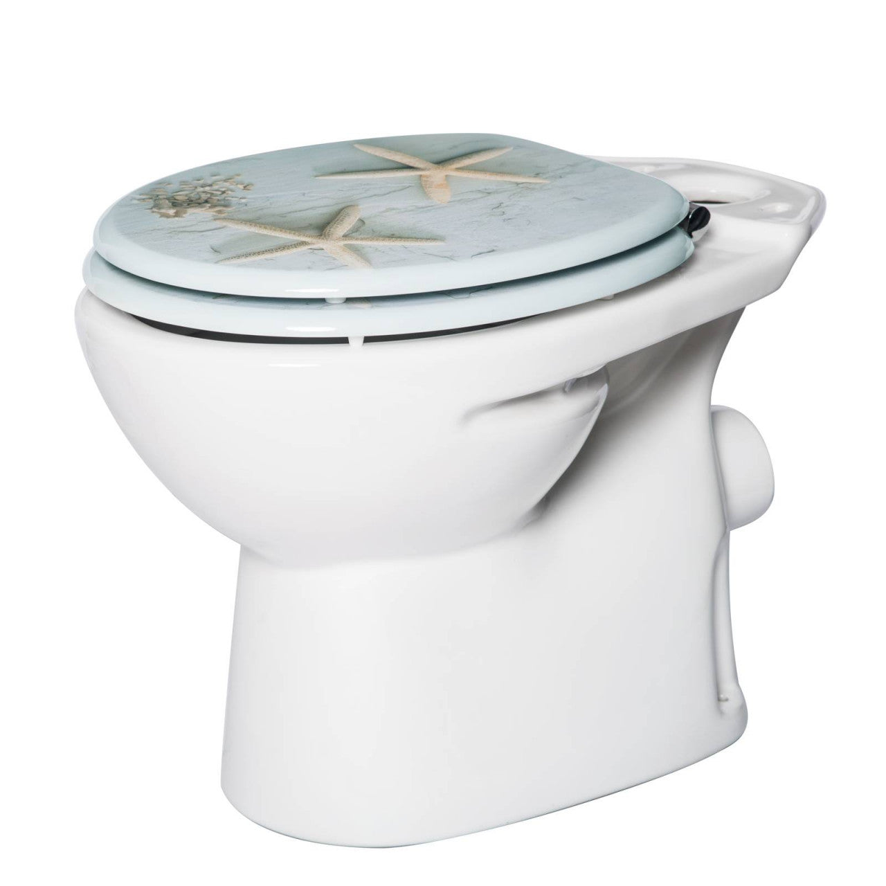 24goodz Soft-Close Toilet Seat - Antibacterial and Durable - MDF - Universal Fit - Printed Design