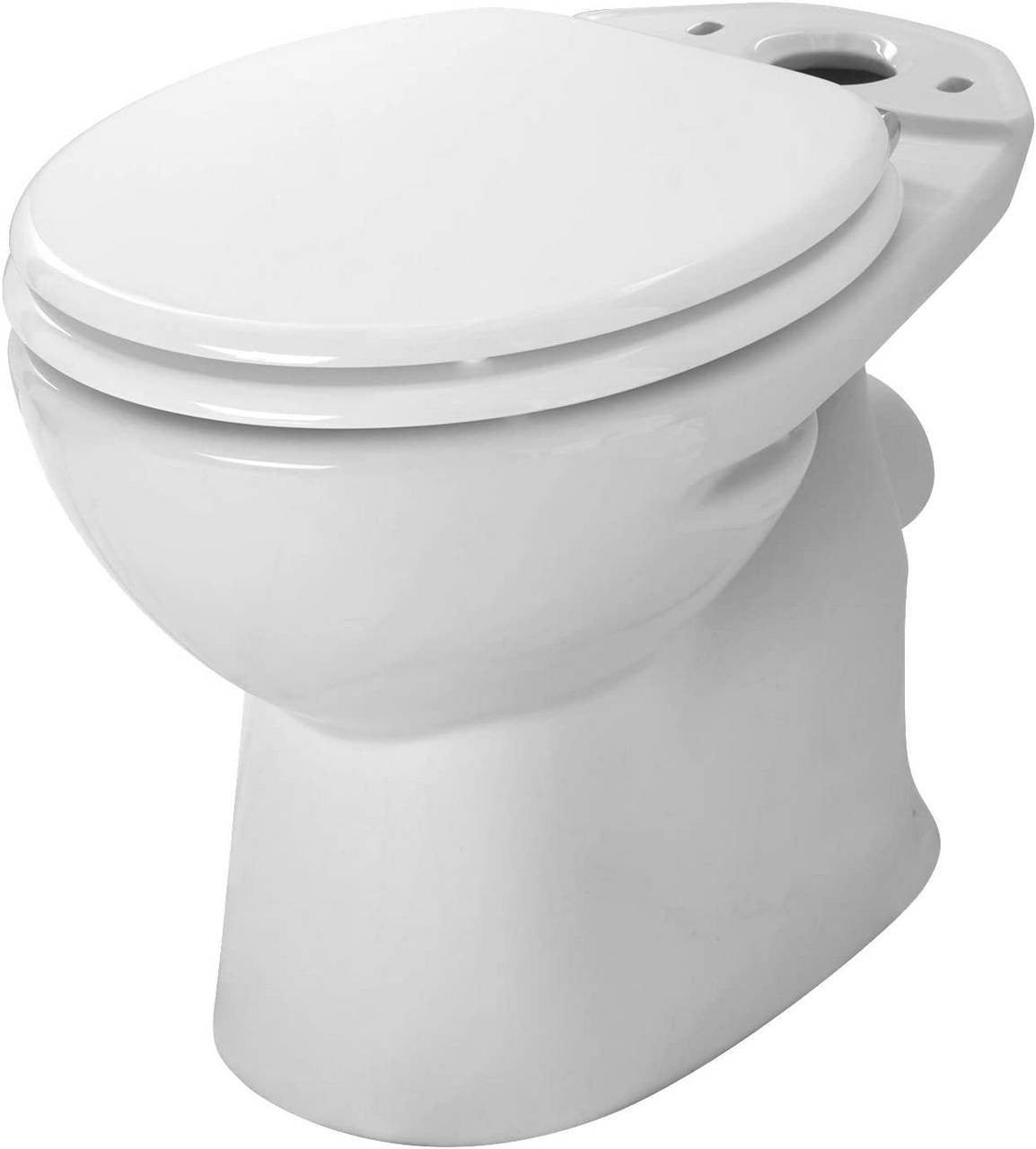 24goodz Soft-Close Toilet Seat - Silent Closure Mechanism - Antibacterial and Durable - MDF - Universal Fit - Oval Shape