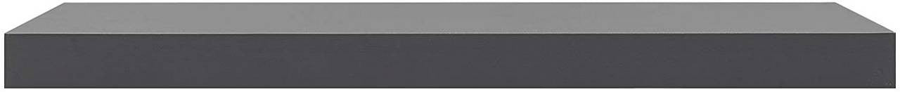 24goodz Floating Shelf - Premium MDF Material - Space-Saving Design - MDF - For Home Organization - Dark Grey 120x22.9x3.8cm - dgr