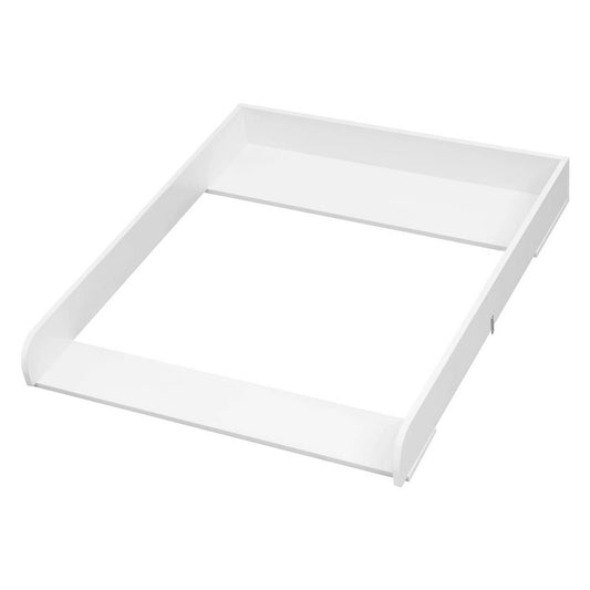 24goodz Changing Table Topper - Adjustable for Most Dressers - High-Quality MDF - For Parents - White