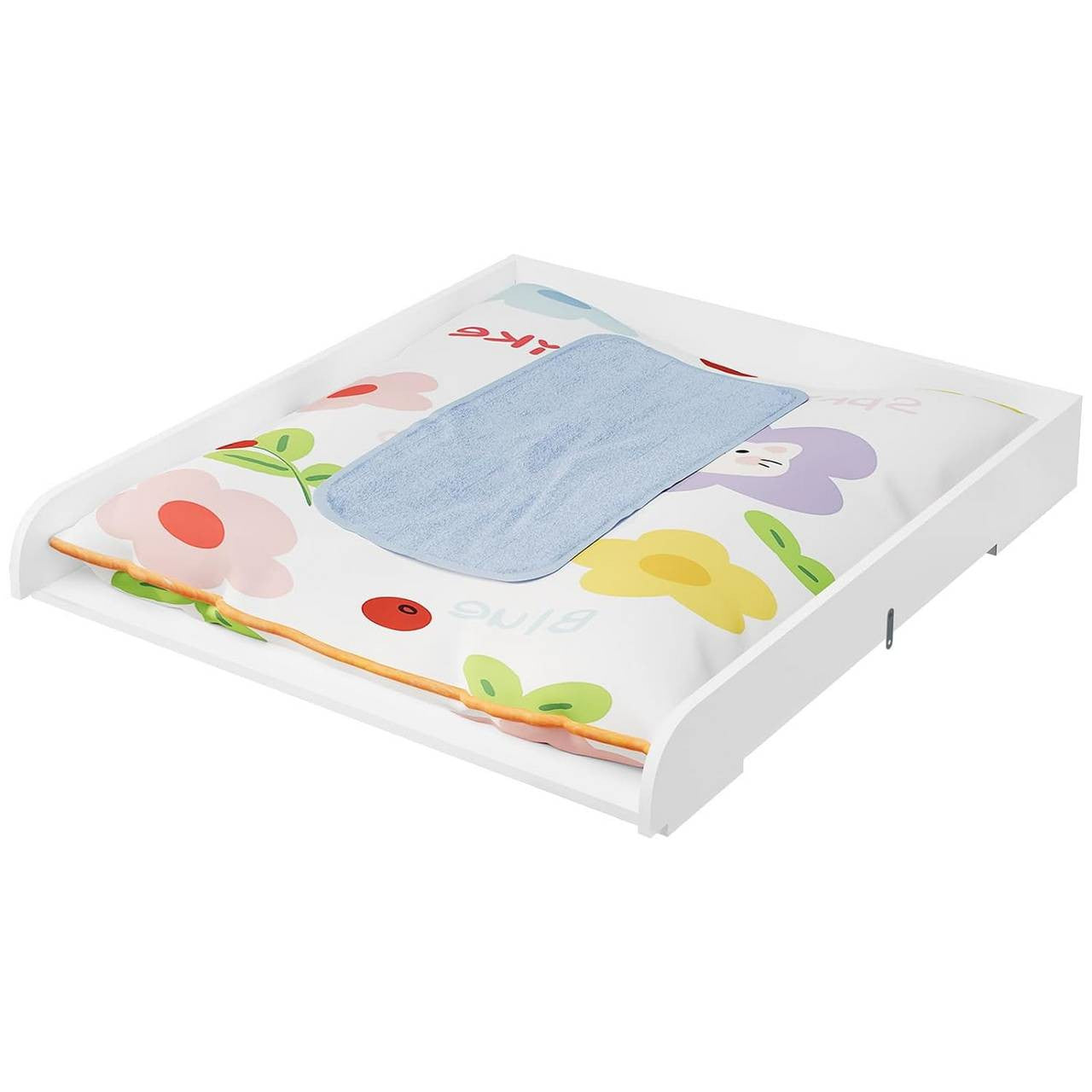24goodz Changing Table Topper - Adjustable for Most Dressers - High-Quality MDF - For Parents - White