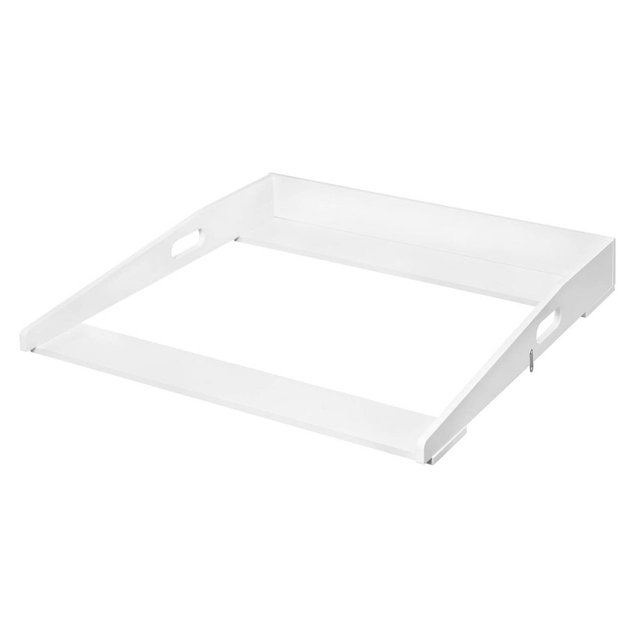 24goodz Universal Changing Topper - Safe Design with Side Walls - E1 MDF - For Babies - White 70x10x75 cm