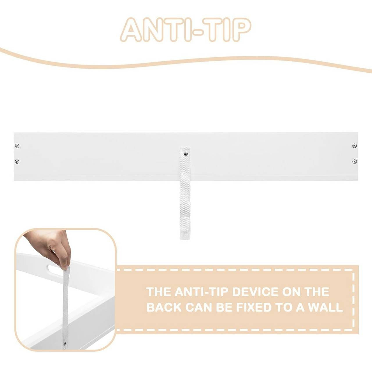 24goodz Universal Changing Topper - Safe Baby Changing Surface - MDF - For Parents - White