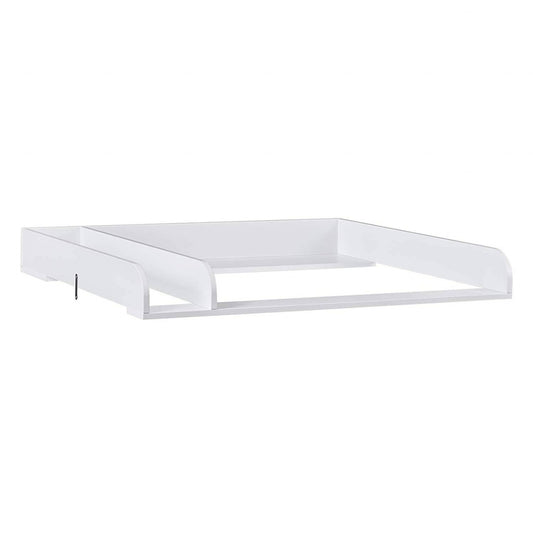 24goodz Changing Table Attachment - Universal Fit - Anti-Slip Design - MDF - For Babies - White