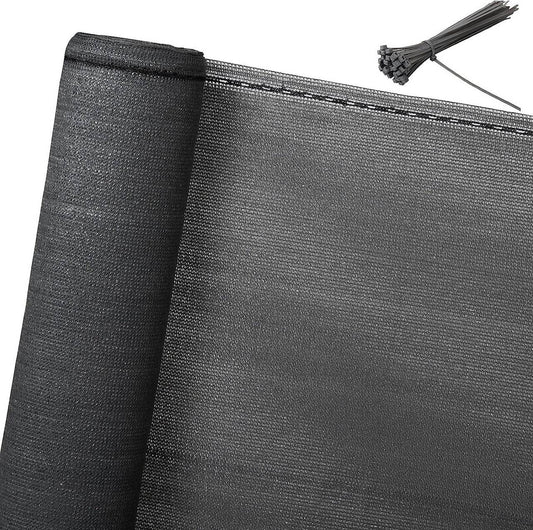 24goodz Balcony Privacy Screen - Durable UV Protection - HDPE - For Outdoor Spaces - Anthracite 1.5 x 10 m