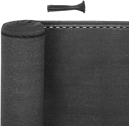 24goodz Fence Screen - Durable and Tear-Proof - HDPE 180g/m² - Anthracite - 1.5 x 25 m