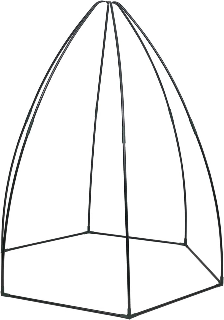 24goodz Greenhouse - Comprehensive Protection - Robust and Durable - PE Fabric - For Garden Enthusiasts - White/Green 160x180cm - ws